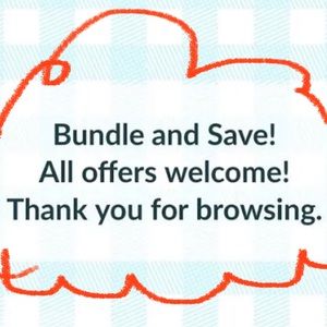 Bundle items and save. One Poshmark postage label ships up to 5 pounds.